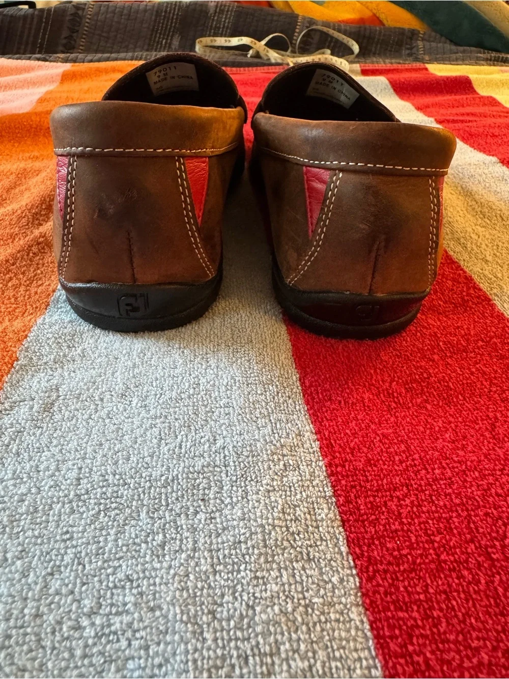 FootJoy Brown Leather loafers golf shoes